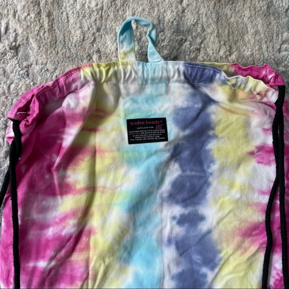 Tie Dye Peace Drawstring Bag - Picture 4 of 5